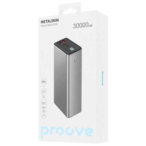 Повербанк Proove 30000 mAh 65W Gray